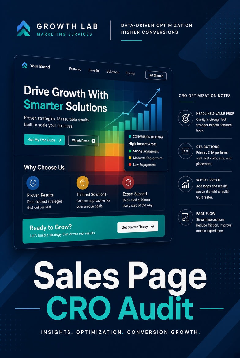 Sales Page CRO Audit